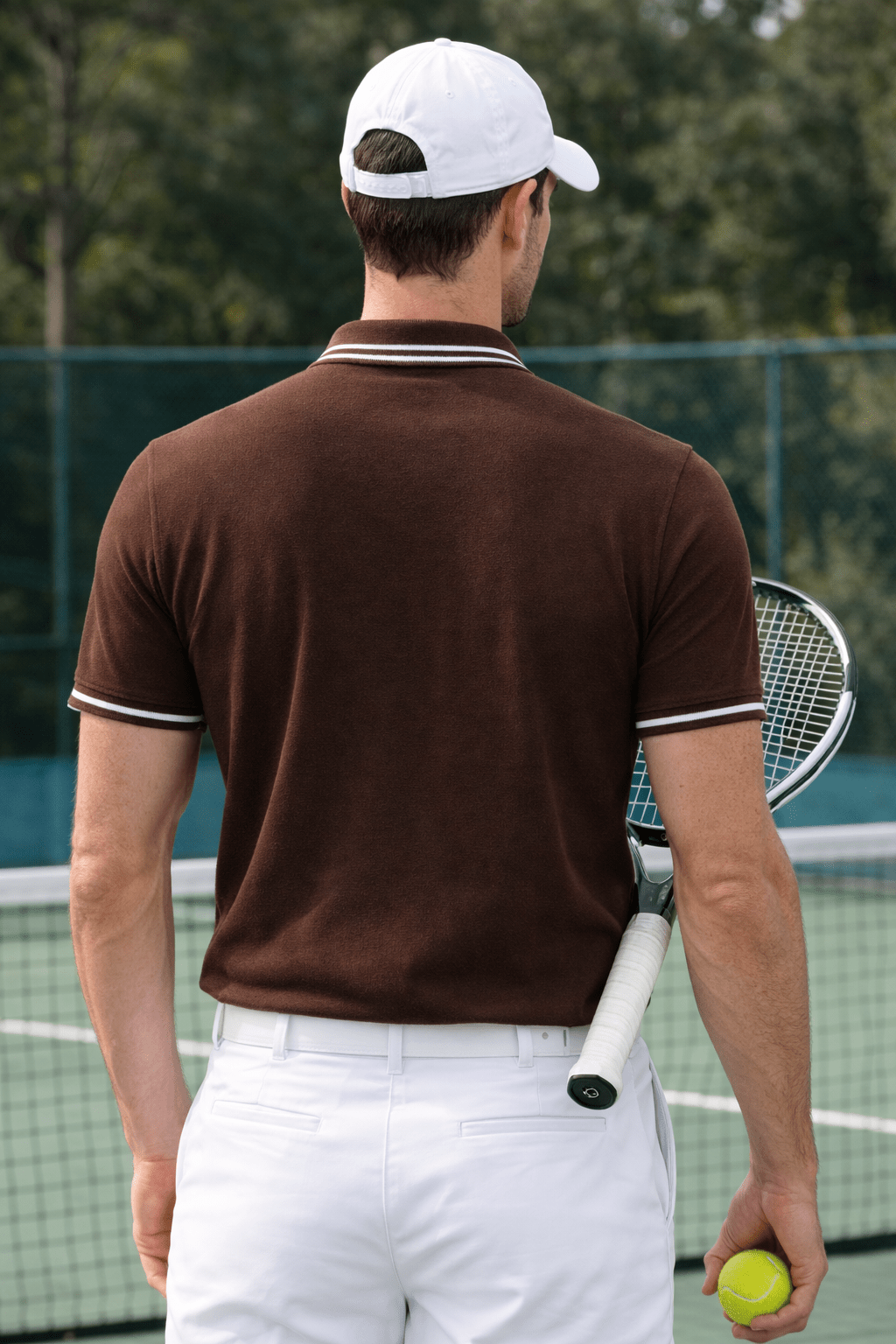 Polo - GIORACottonGIORAPoloBrownGIORACottonS