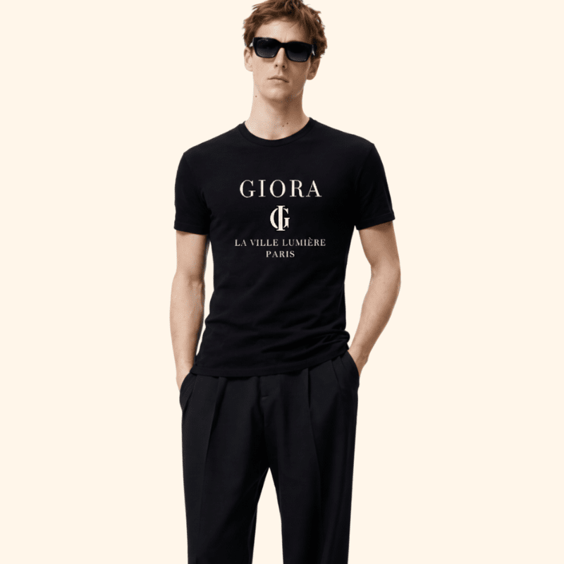 Printed Crew Neck - GIORA100% Super Combed CottonGIORAPrinted Crew NeckSGIORABlack100% Super Combed Cotton