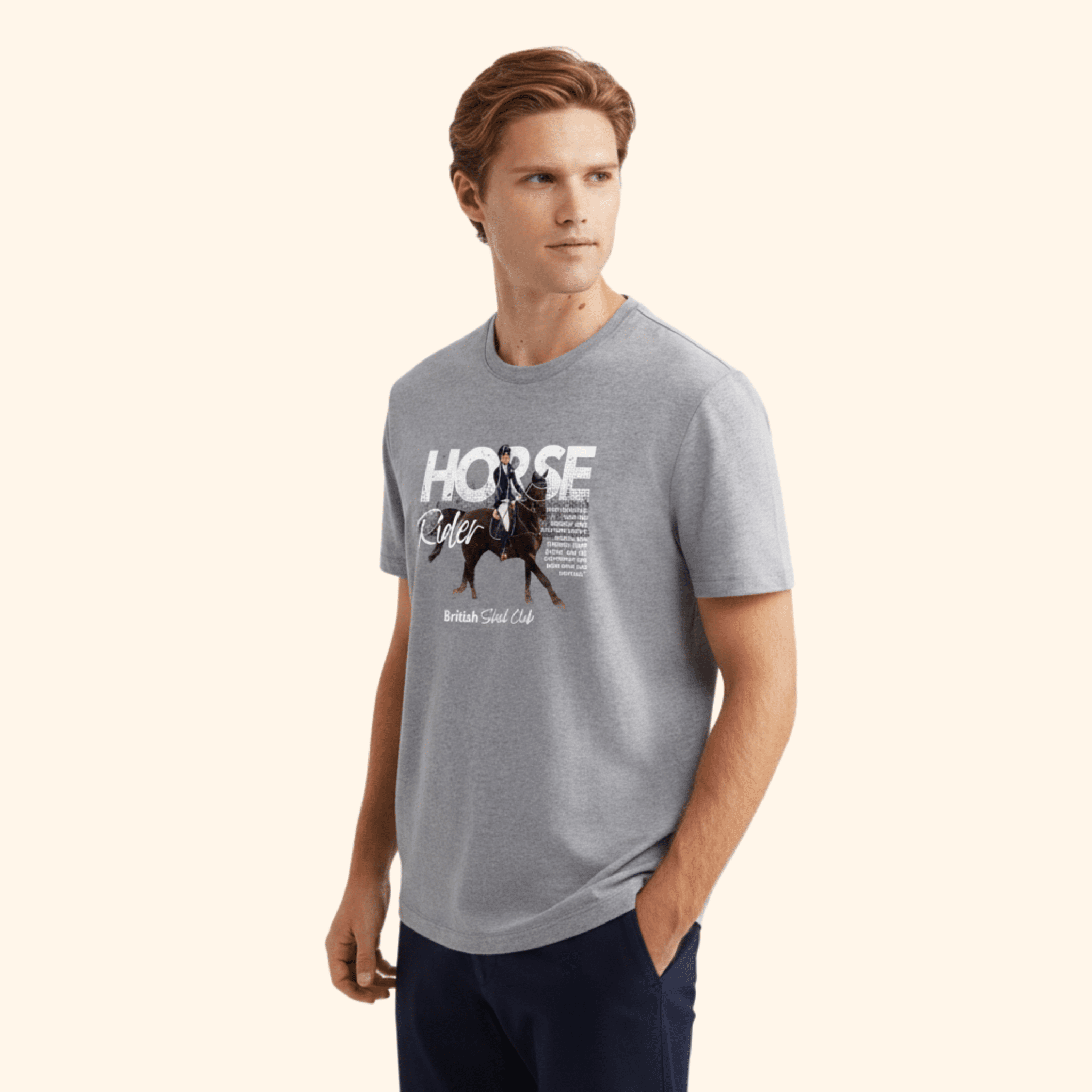 Printed Crew Neck - GIORA100% Super Combed CottonGIORAPrinted Crew NeckSGIORAGray100% Super Combed Cotton